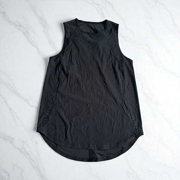 LULULEMON Black Workout Swing Tank Top Size 8 - Picture 1 of 5